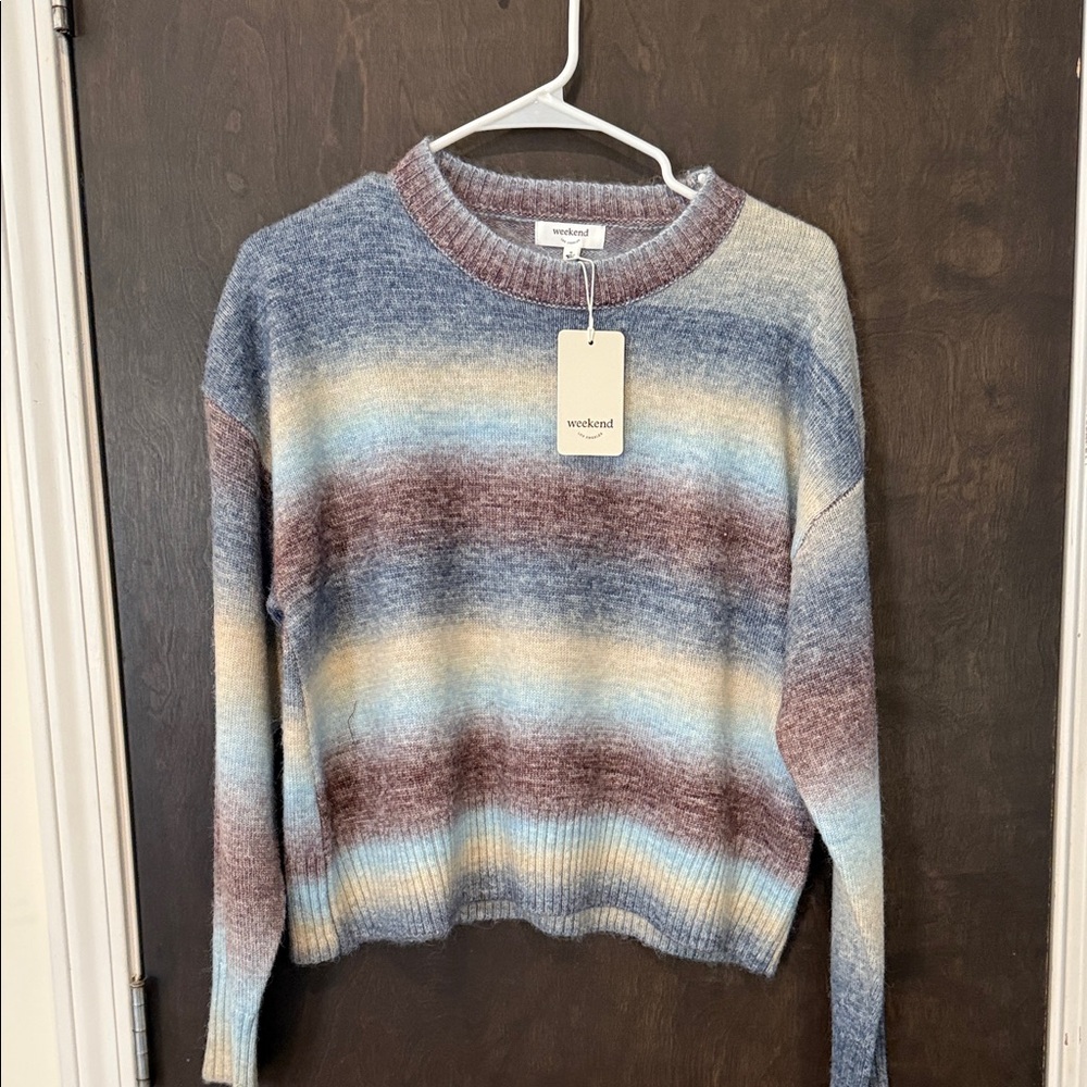 Weekend Women's Multicolor Striped Sweater